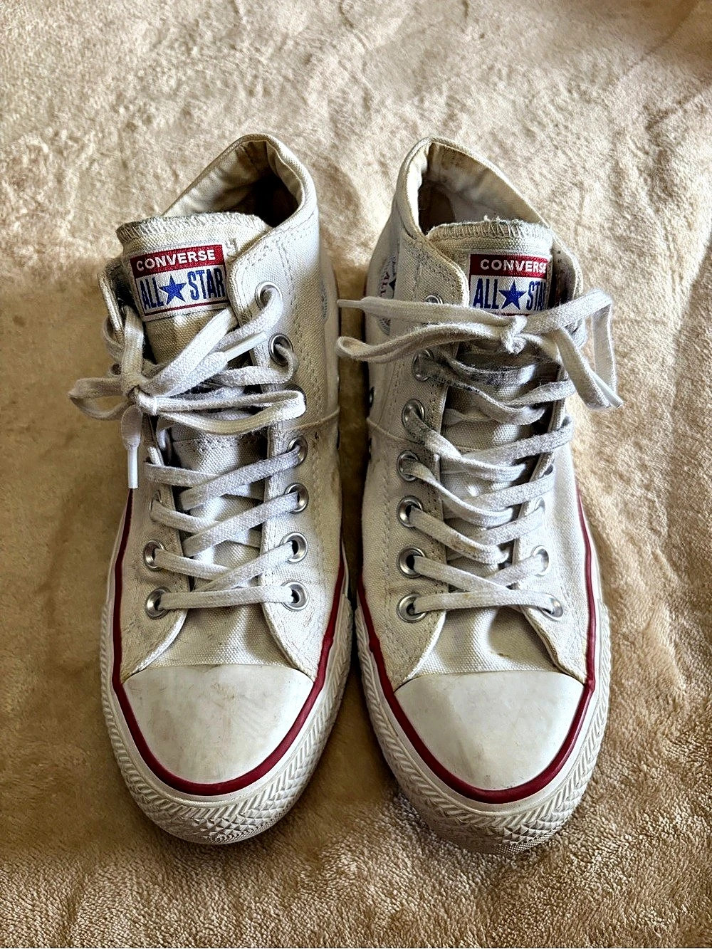 Converse Chuck Taylor All Star High Top Sneakers White US 7.5